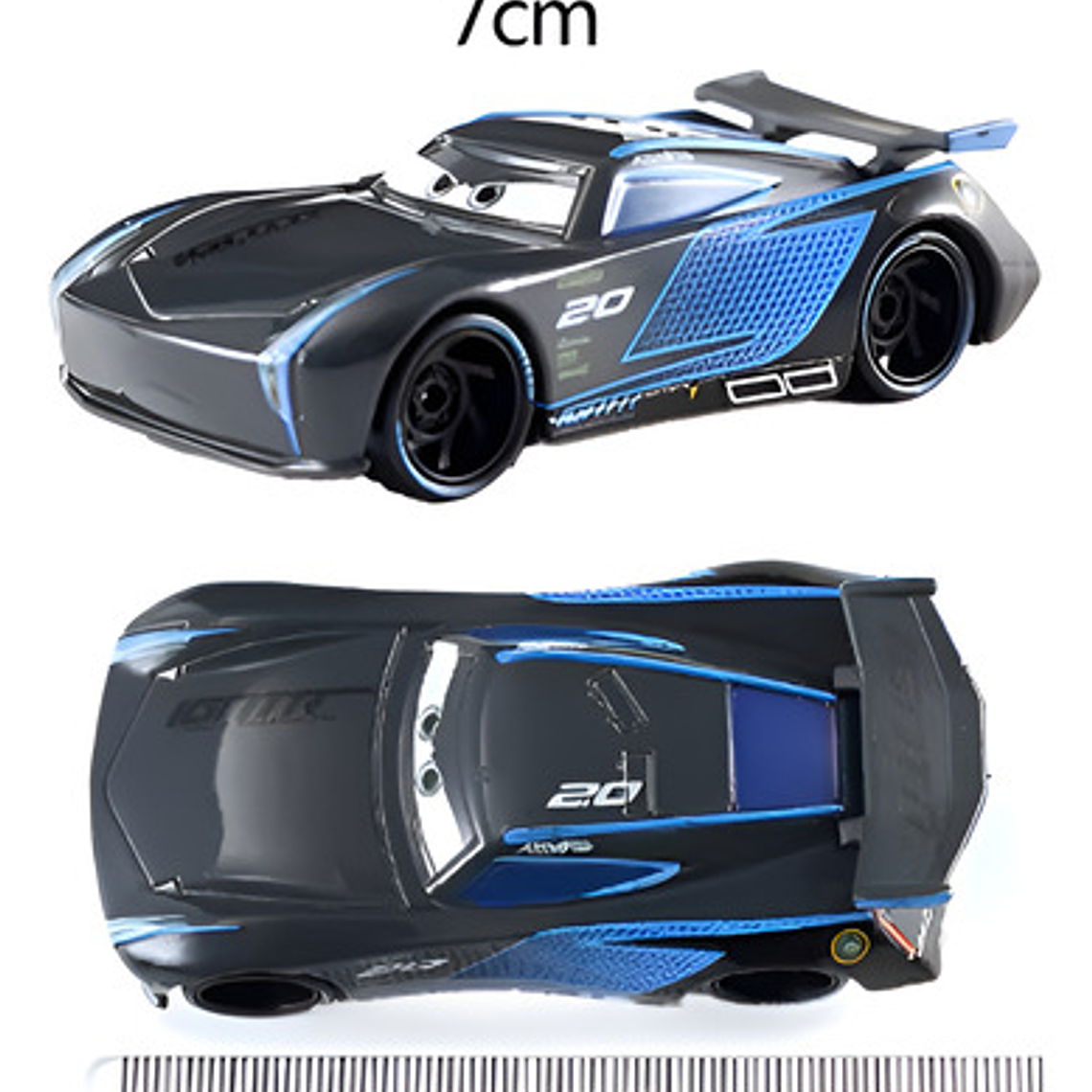 Jackson Storm Tercera Generación Cars Disney Pixar Metal 2