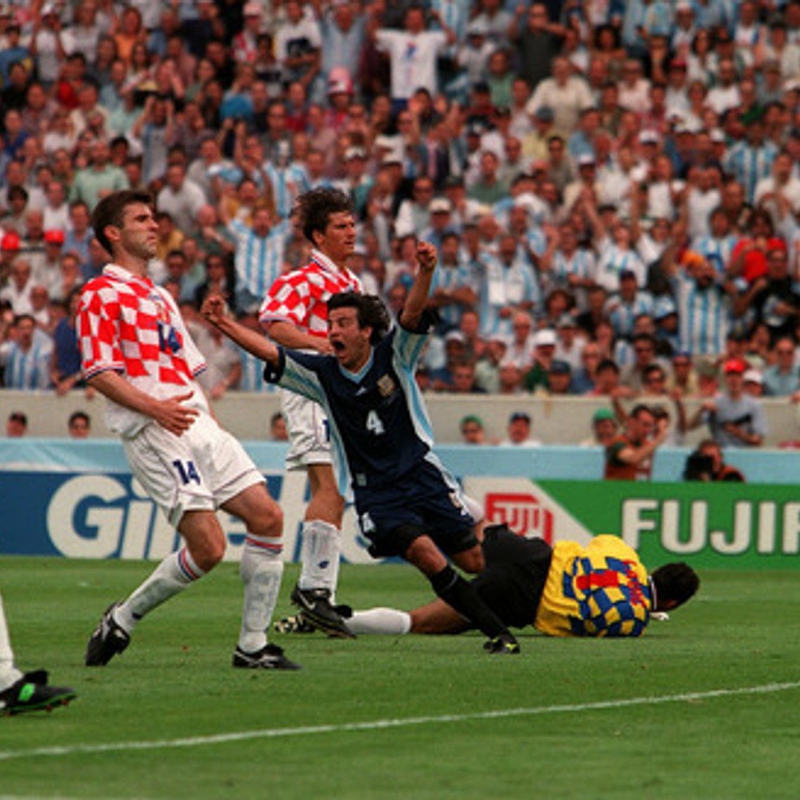 Camiseta Selección Croacia Copa Del Mundo 1998 3er Lugar 6