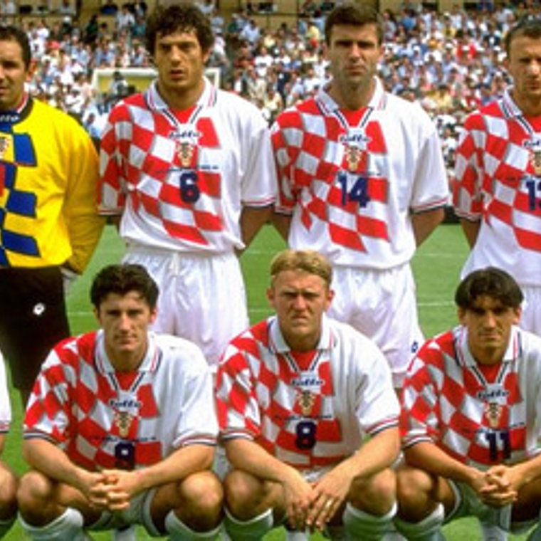 Camiseta Selección Croacia Copa Del Mundo 1998 3er Lugar 7