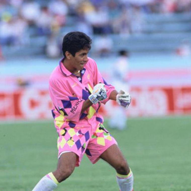 Camiseta Portero Arquero Delantero Jorge Campos Mexico 1995 4