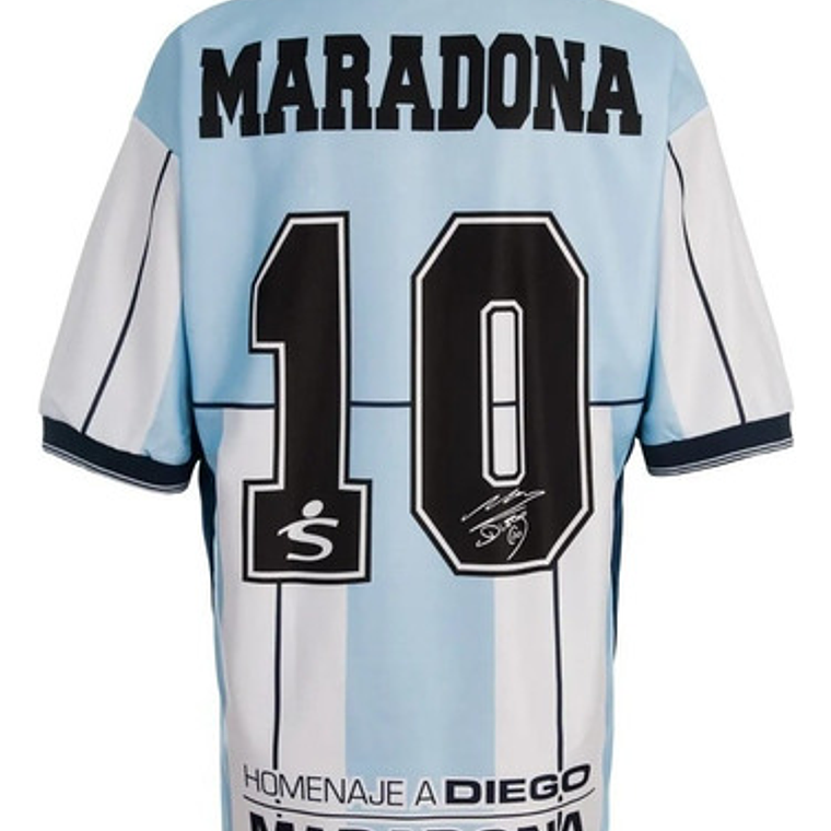 Camiseta Diego Maradona Azul Selección Argentina Mundial 86 Fila 2