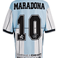Camiseta Diego Maradona Azul Selección Argentina Mundial 86 Fila - Miniatura 2