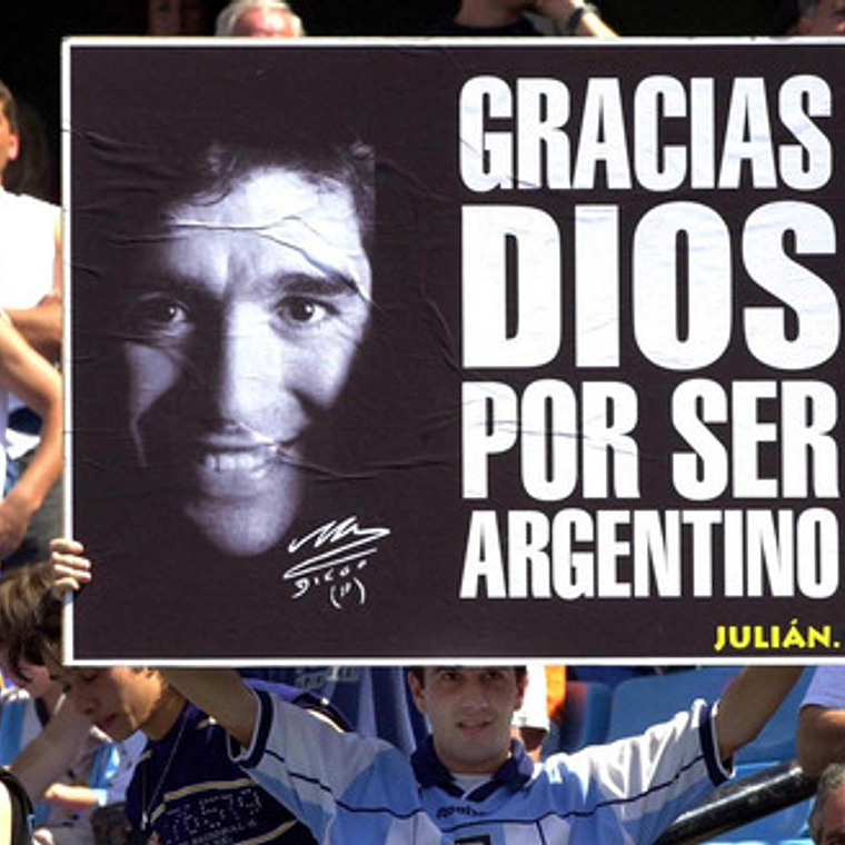 Camiseta Diego Maradona Azul Selección Argentina Mundial 86 Fila 8