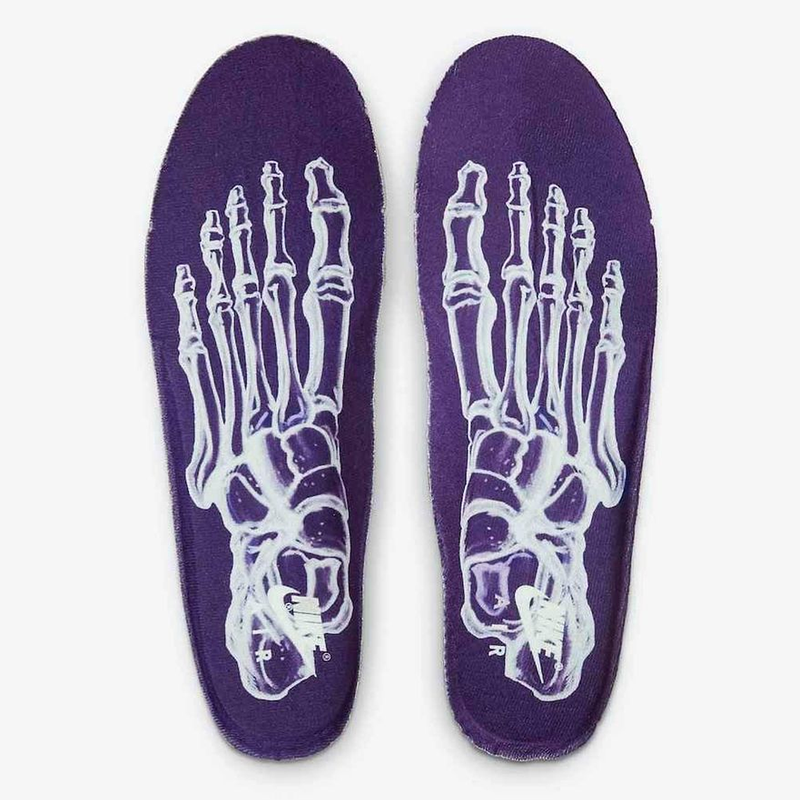 Zapatillas Nike AF1 '07 SKELETON QS purpuras Air For One  5