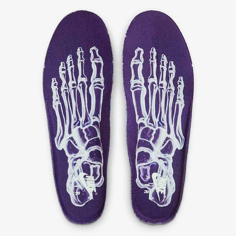 Zapatillas Nike AF1 '07 SKELETON QS purpuras Air For One  5