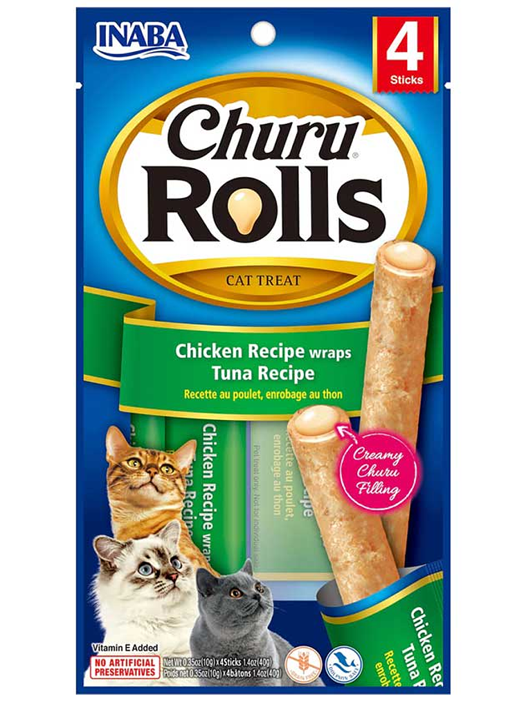 Churu Rolls Cat Tuna X4 1