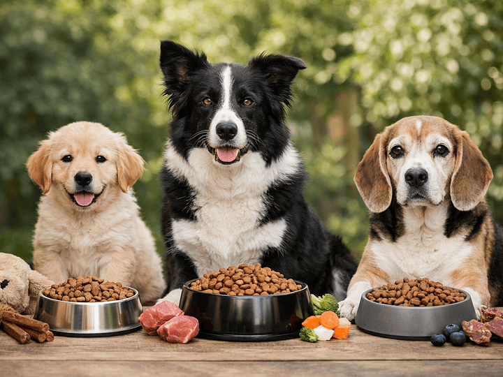 Cómo elegir alimento premium para perros según su edad (cachorro, adulto y senior)