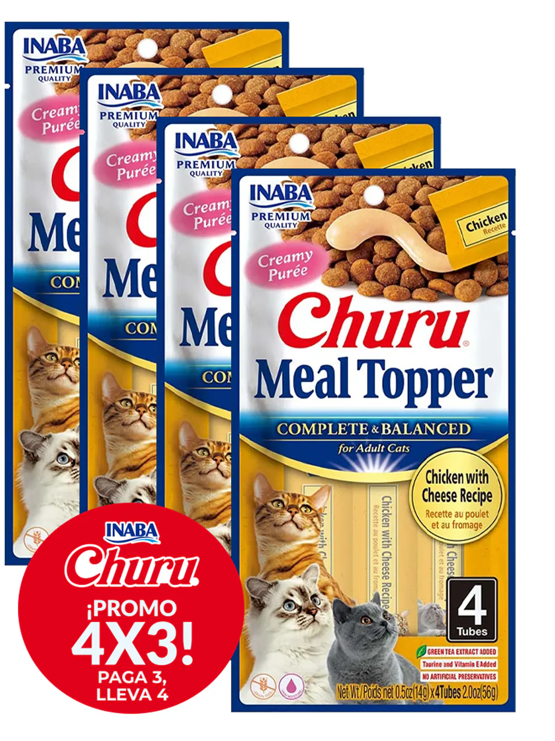 Promo 4x3 Churu Meal Topper Chicken Cheese 1