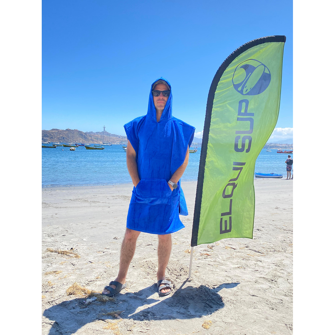 Toalla Poncho Azul 1