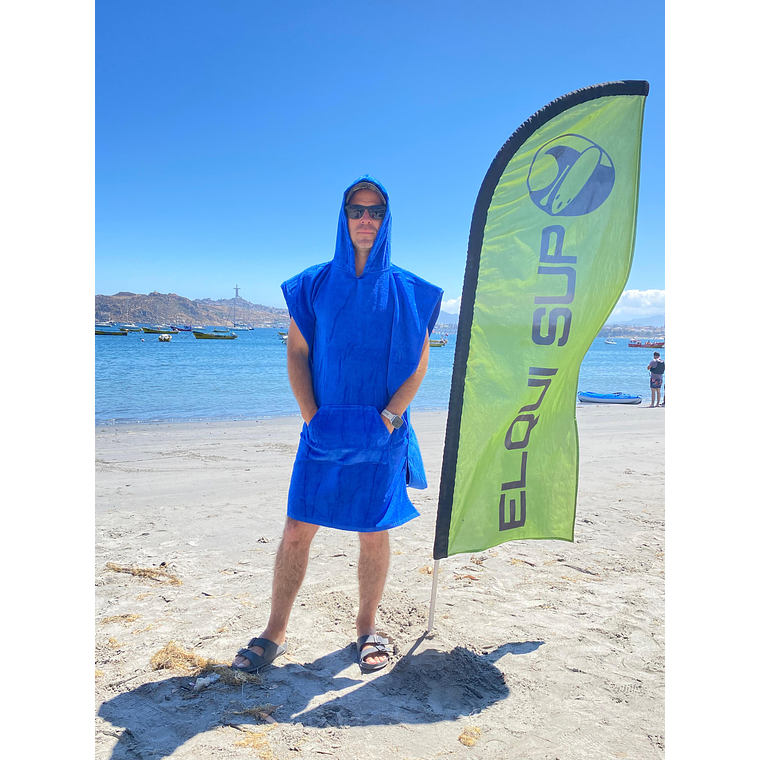 Toalla Poncho Azul 1