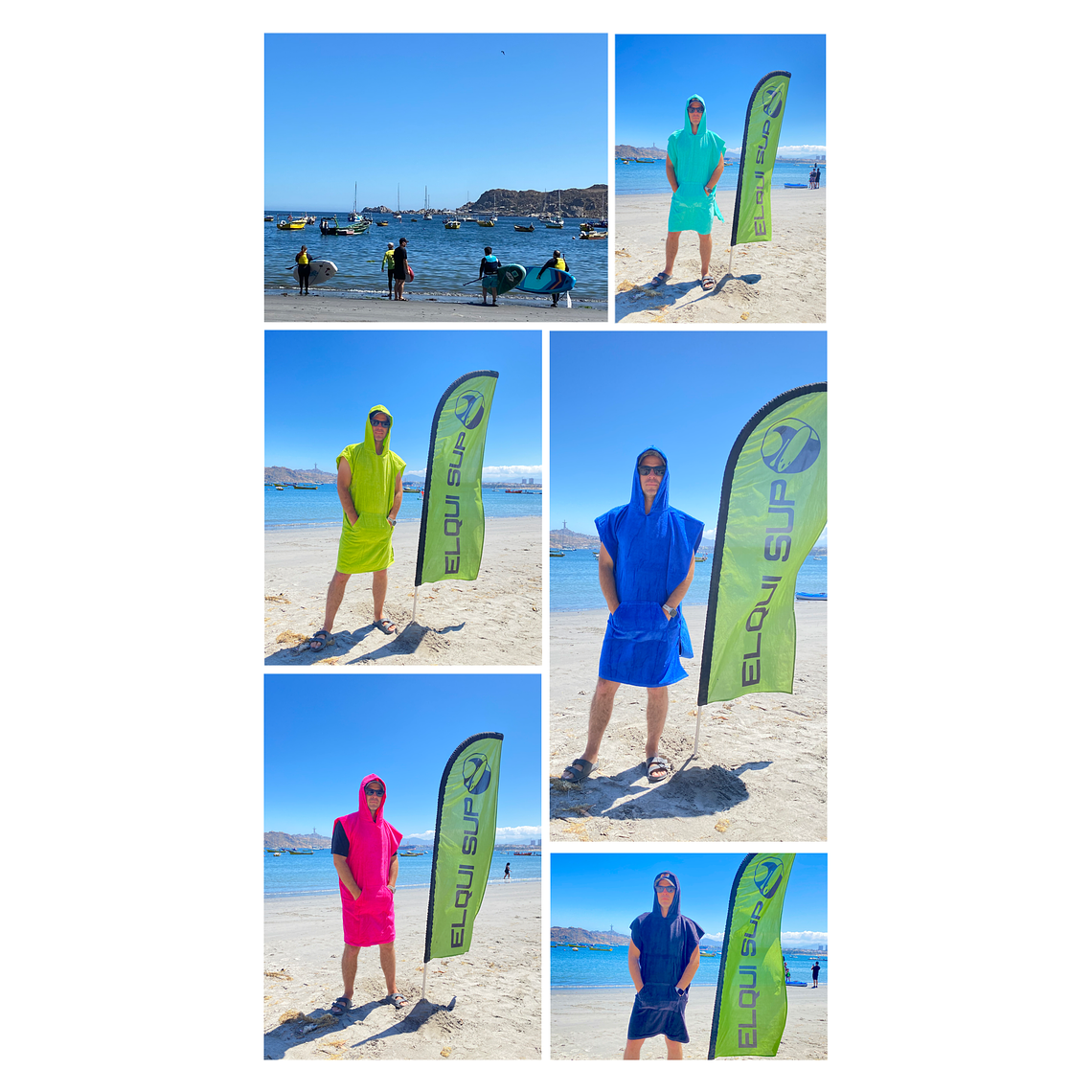 Toalla Poncho verde 2