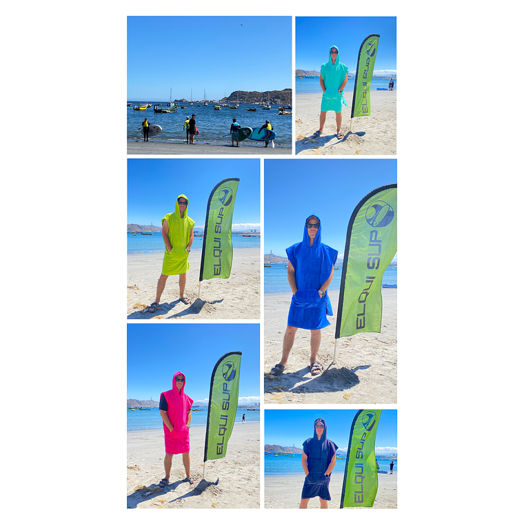 Toalla Poncho verde 2