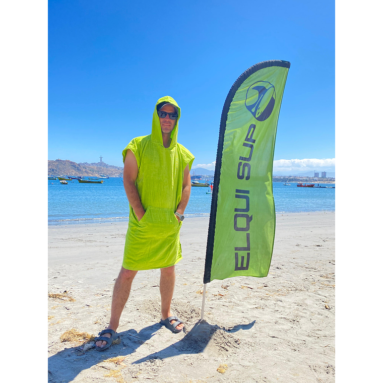 Toalla Poncho verde 1