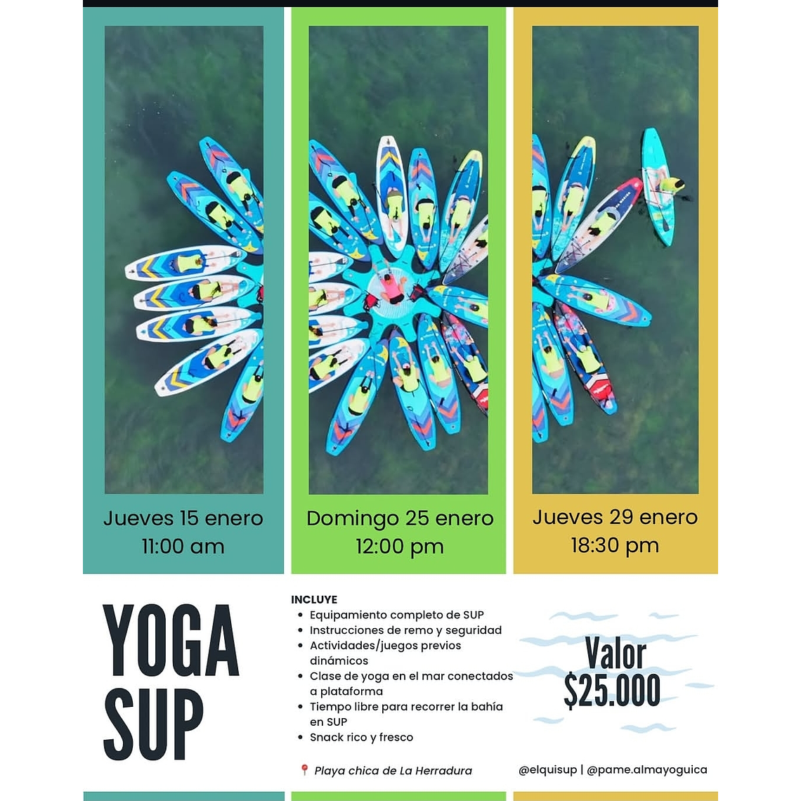 Yoga Sup Sunset Jueves 29 de Enero 18:30 🌄 1
