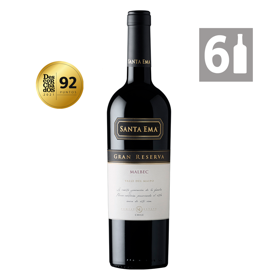 Pack 6 Malbec Gran Reserva - Viña Santa Ema