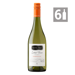 Pack 6 Chardonnay Select Terroir Reserva - Viña Santa Ema