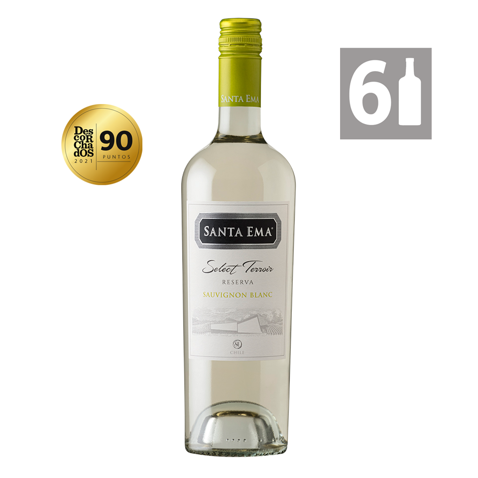 Pack 6 Sauvignon Blanc Select Terroir Reserva - Viña Santa Ema