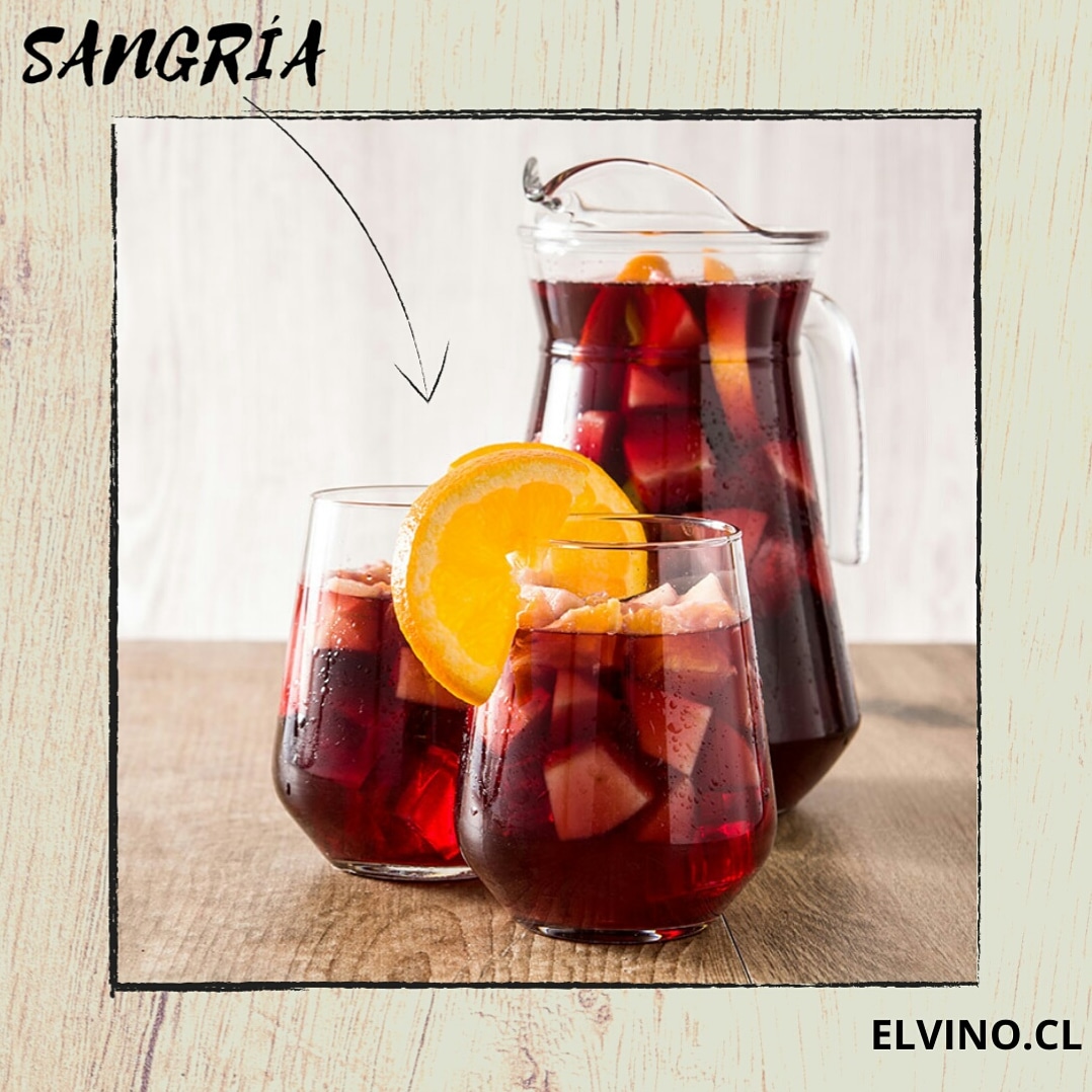 ¡Disfruta de una rica Sangría con esta receta de www.elvino.cl!