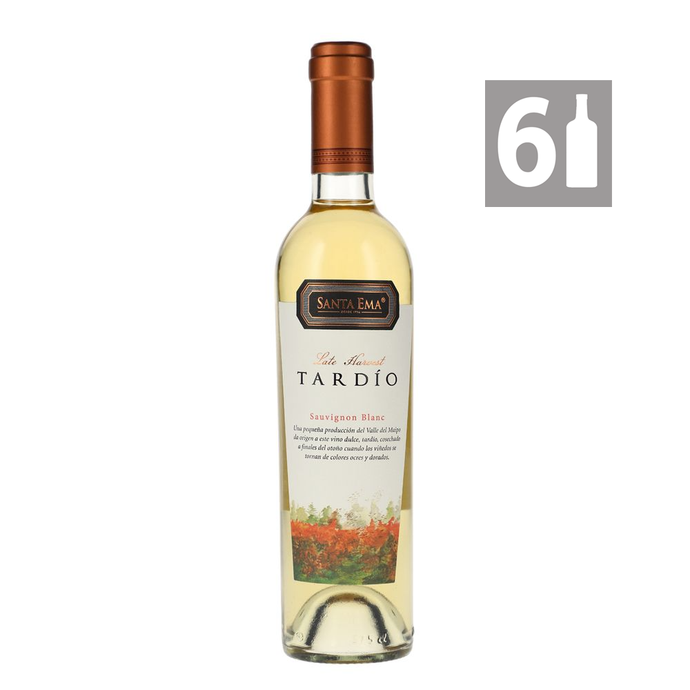 Pack 6 Late Harvest Tardío Sauvignon Blanc - Viña Santa Ema