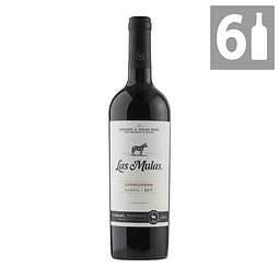 Pack 6 Carmenere Orgánico - Vegano Reserva - Las Mulas - Viña Miguel Torres