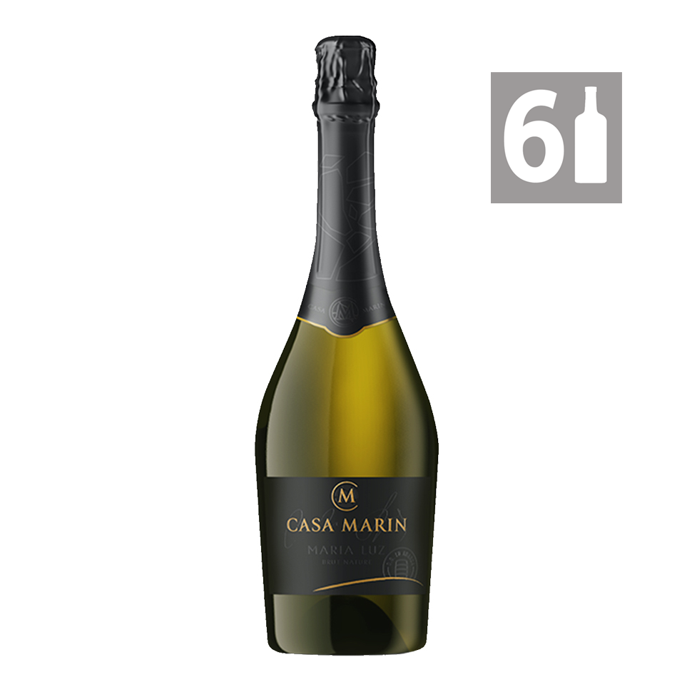 Pack 6 Espumante Maria Luz Brut Nature - Viña Casa Marín