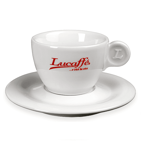 6 Tazas Cappuccino Lucaffé Institucional (6 unidades)