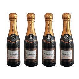 Pack 4 botellas 200cc Espumante Prosecco - Ricadonna