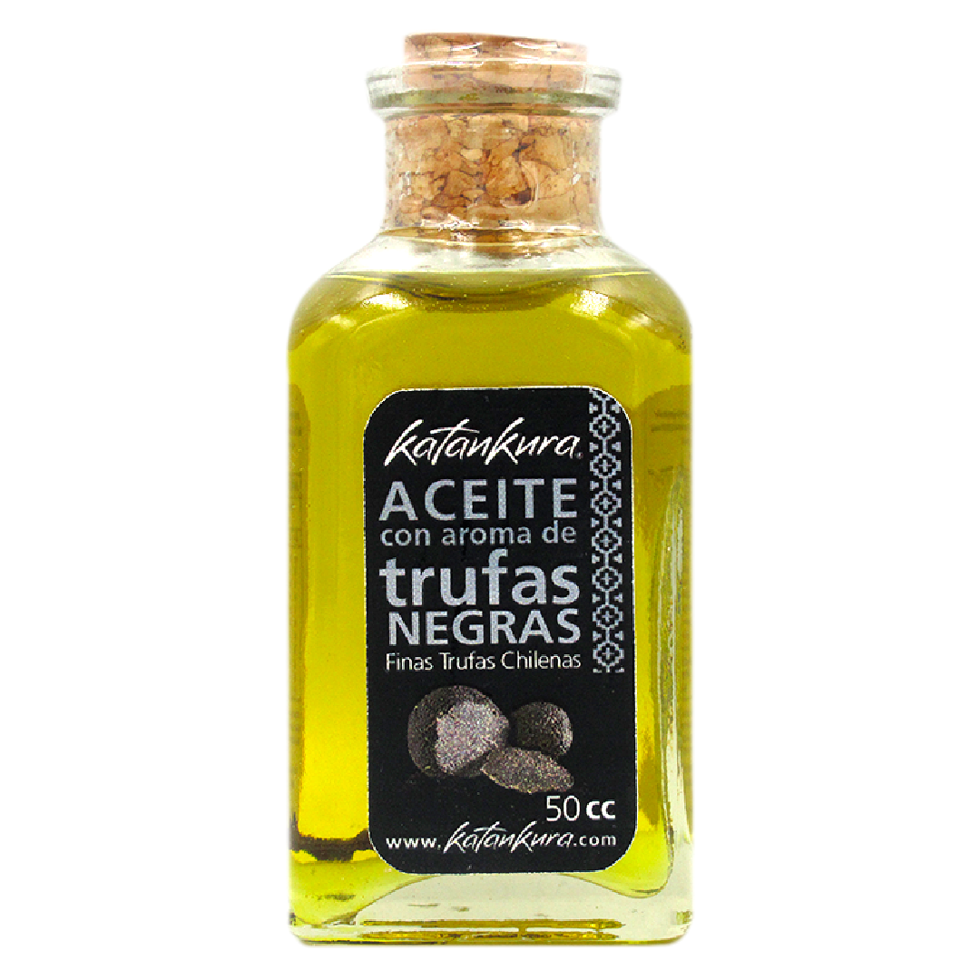 Aceite de oliva con aroma de trufas negras, 50 ml - Katankura