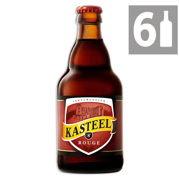 6 Kasteel Rouge 330 ml