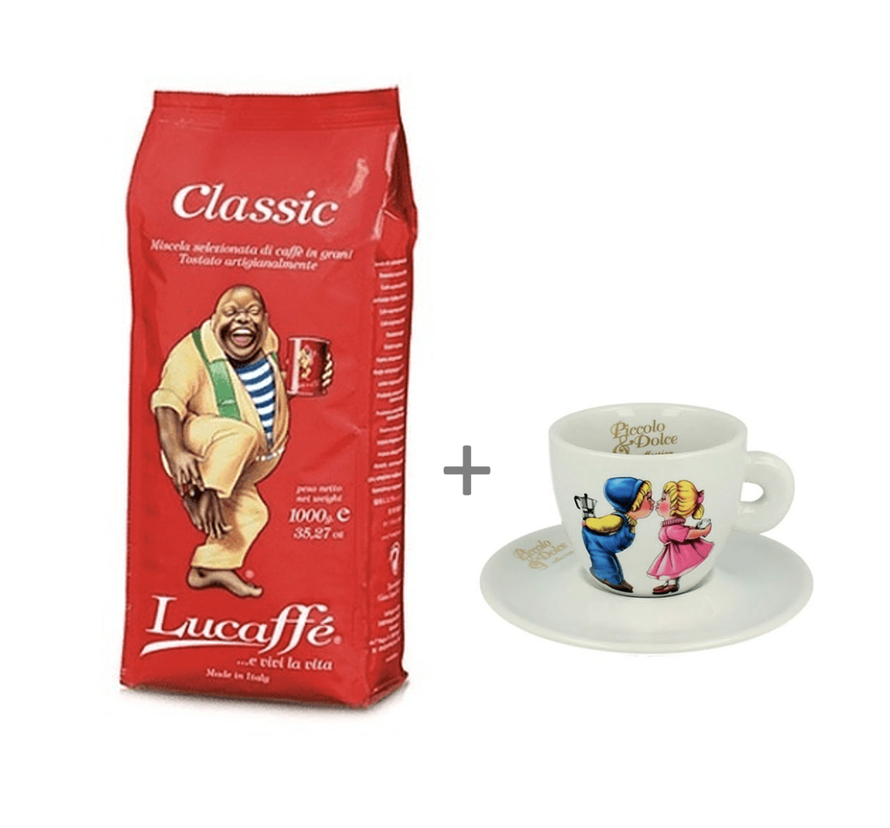 Café Classic 1 Kilo + 2 Tacitas Piccolo e Dolce