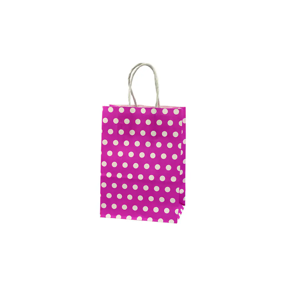BOLSA PAPEL MANILLA 15X21 LUNARES => 1 Unidad/es 1