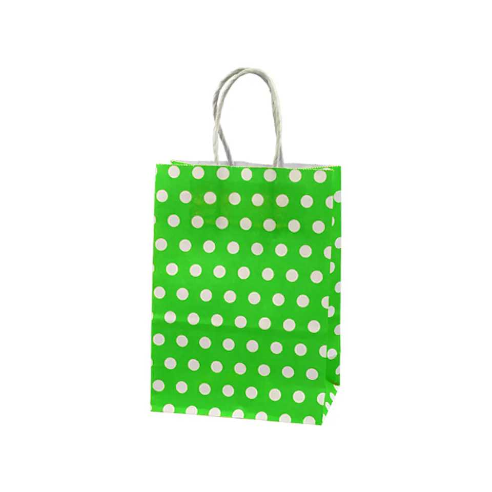 BOLSA PAPEL MANILLA 25X31 LUNARES => 1 Unidad/es 1