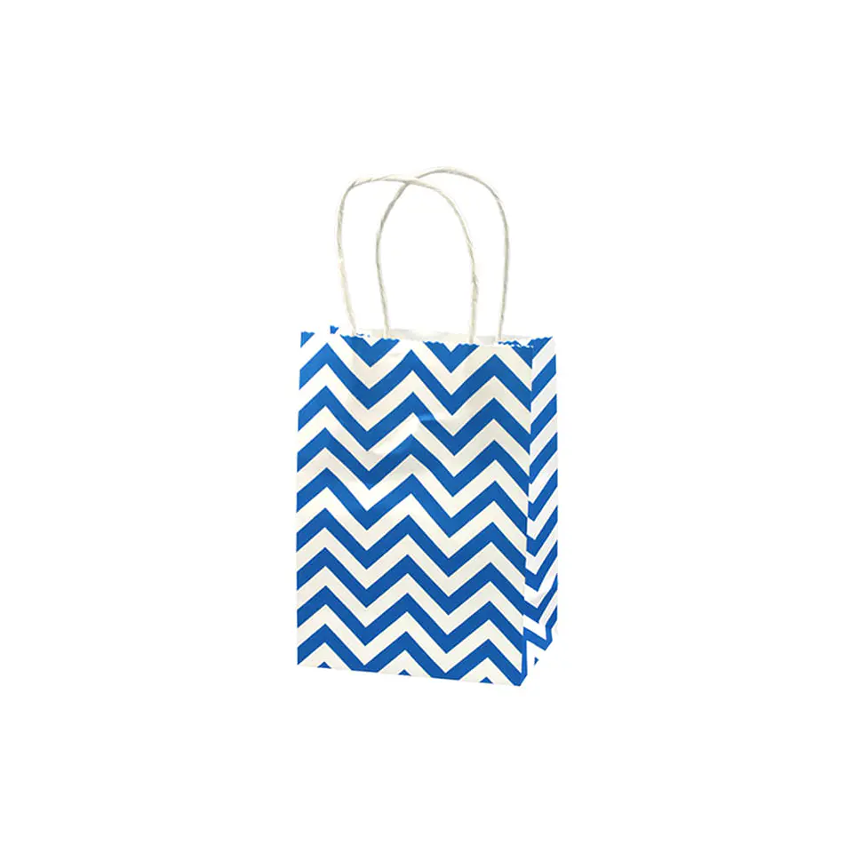 BOLSA PAPEL MANILLA 15X21 OLAS => 1 Unidad/es 1