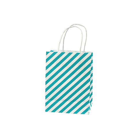 BOLSA PAPEL MANILLA 21X27 RAYAS => 1