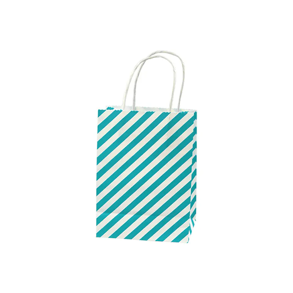 BOLSA PAPEL MANILLA 21X27 RAYAS => 1 1