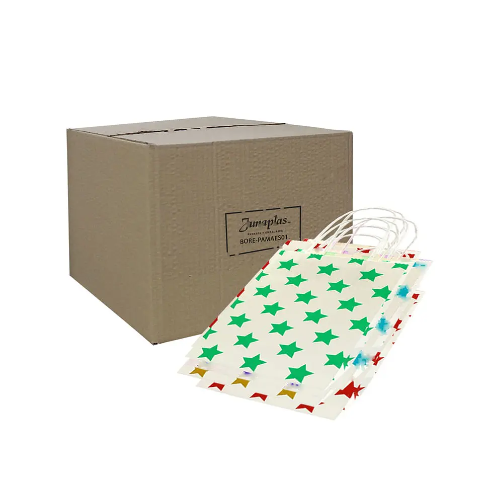 BOLSA PAPEL MANILLA 25X31 ESTRELLA => 1 Unidad/es 2