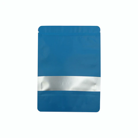 BOLSA ZIPPER VENTANA ALUM AZUL 12X20+4 => 10 Unidad/es
