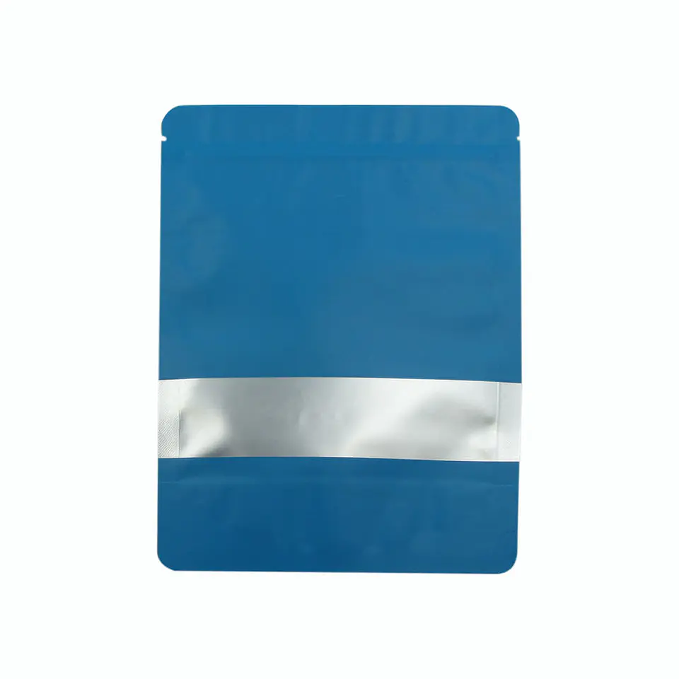 BOLSA ZIPPER VENTANA ALUM AZUL 15X22+4 => 10 Unidad/es 1
