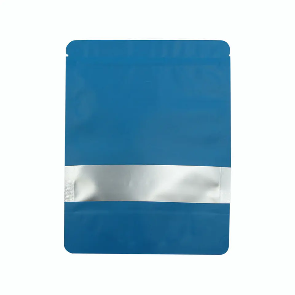 BOLSA ZIPPER VENTANA ALUM AZUL 16X24+4 => 10 Unidad/es 1