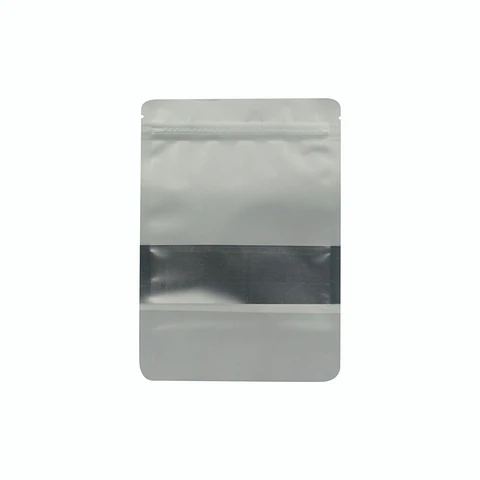BOLSA ZIPPER VENTANA ALUM BLANCO 09X13+3 => 10 Unidad/es