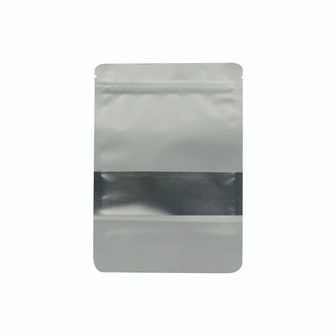 BOLSA ZIPPER VENTANA ALUM BLANCO 10X15+3 => 10 Unidad/es