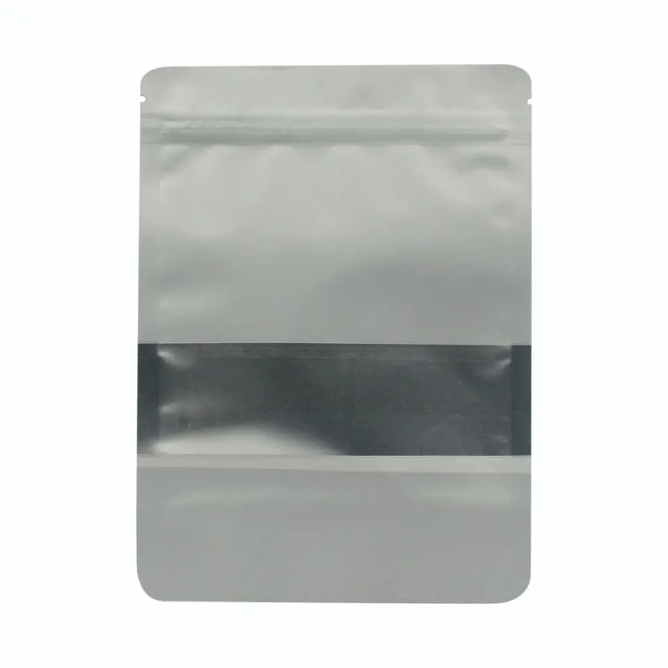 BOLSA ZIPPER VENTANA ALUM BLANCO 18X26+4 => 10 Unidad/es 1