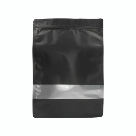 BOLSA ZIPPER VENTANA ALUM NEGRO 15X22+4 => 10 Unidad/es