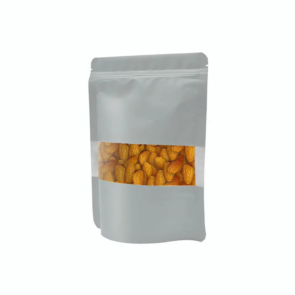 BOLSA ZIPPER VENTANA ALUM BLANCO 10X15+3 => 10 Unidad/es 2