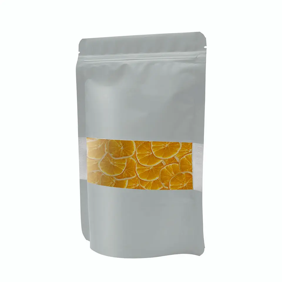 BOLSA ZIPPER VENTANA ALUM BLANCO 18X26+4 => 10 Unidad/es 2