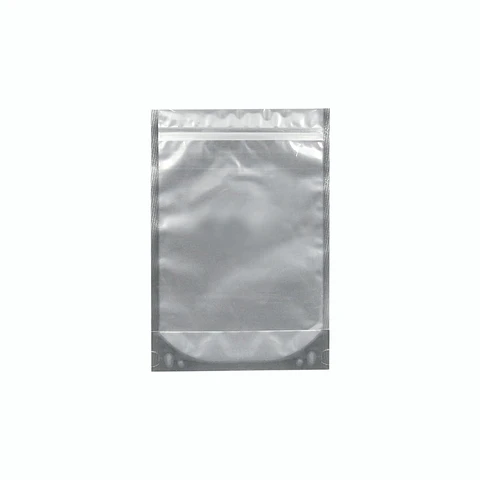 BOLSA ZIPPER PLASTICO & ALUM 9X15+3 => 10 Unidad/es