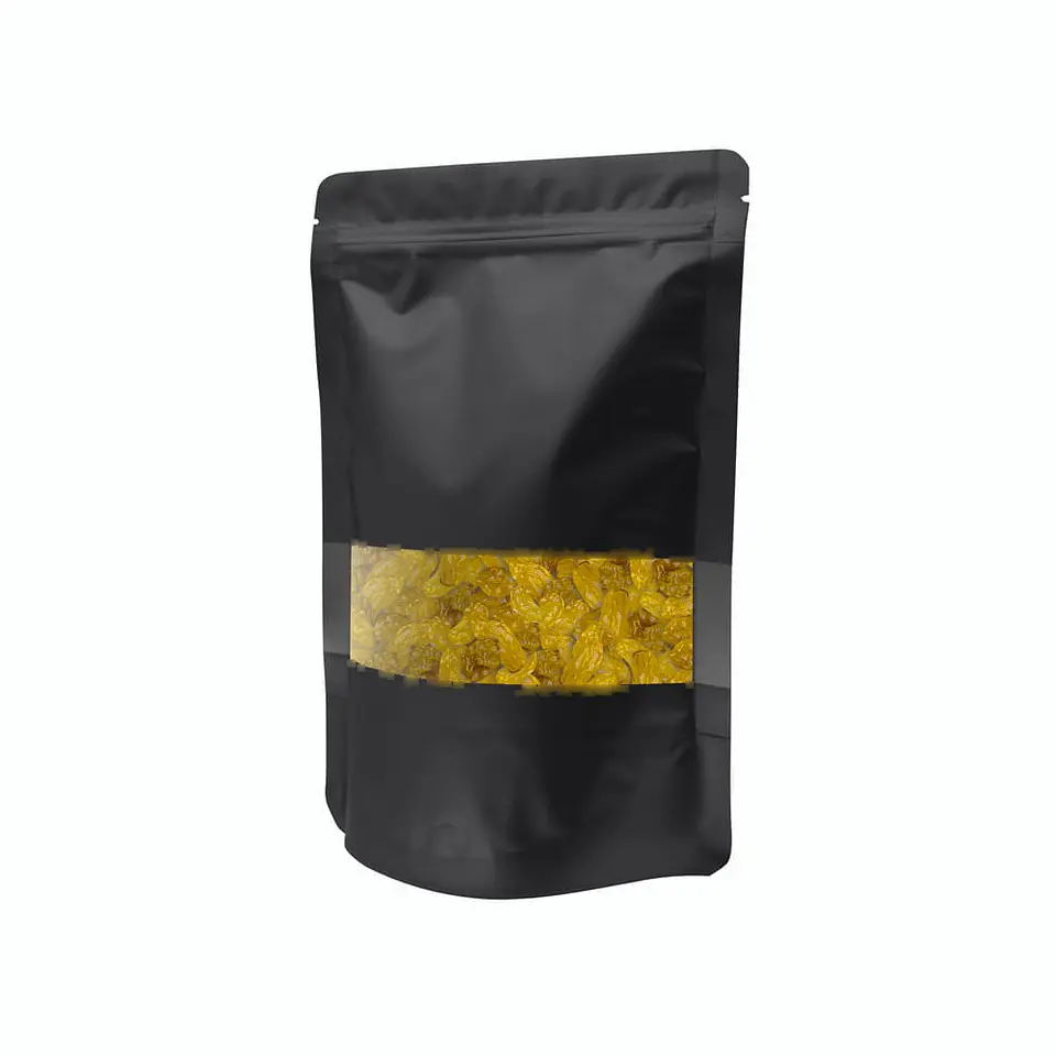 BOLSA ZIPPER VENTANA ALUM NEGRO 14X20+3 => 10 Unidad/es 2