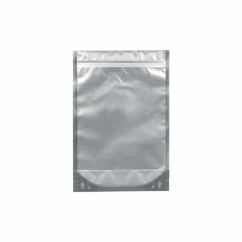 BOLSA ZIPPER PLASTICO & ALUM 12X18+3,5 => 10 Unidad/es