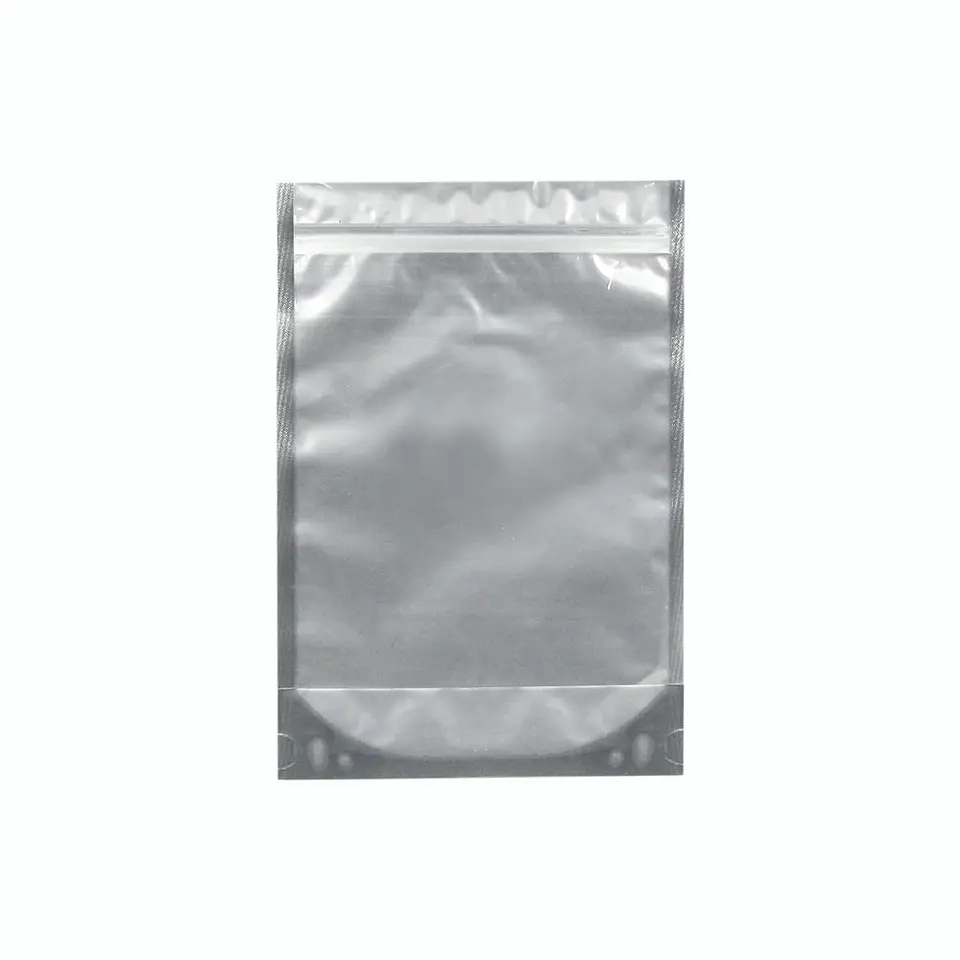 BOLSA ZIPPER PLASTICO & ALUM 13X20+4 => 10 Unidad/es 1