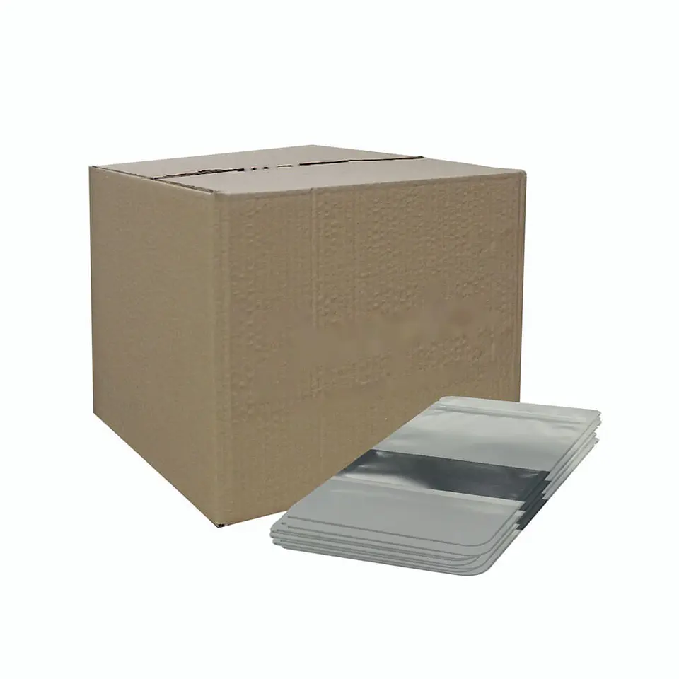 BOLSA ZIPPER VENTANA ALUM BLANCO 18X26+4 => 10 Unidad/es 3